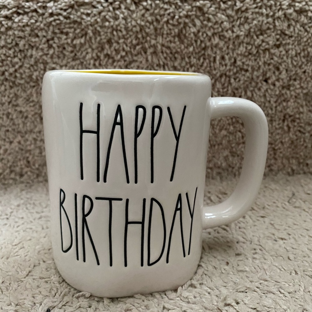 Rae Dunn HAPPY BIRTHDAY mug
